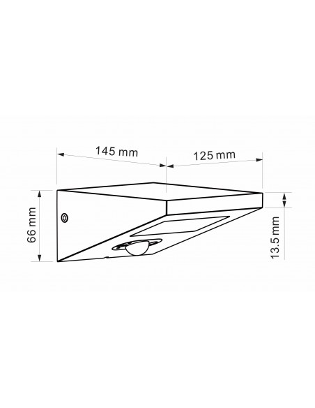 Aplique de pared solar Iris