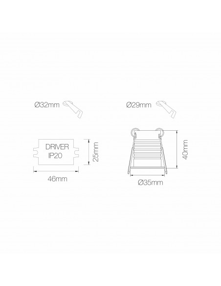 Foco proyector Pulsar C 3,5W