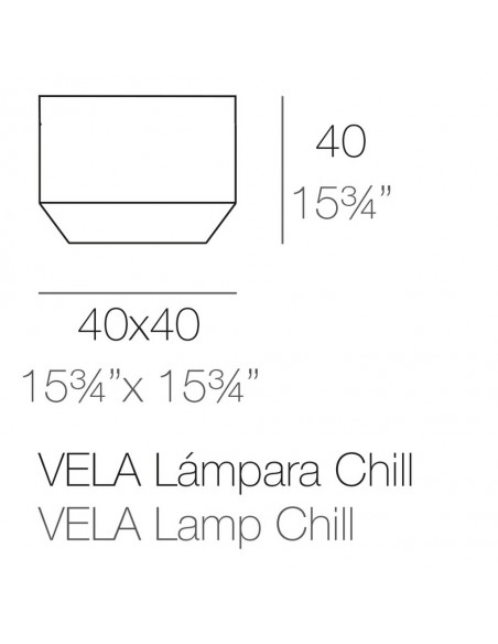 Vela Cubo Chill con batería