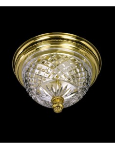 Plafón de cristal tallado 5589-25