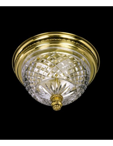 Plafón de cristal tallado 5589-25