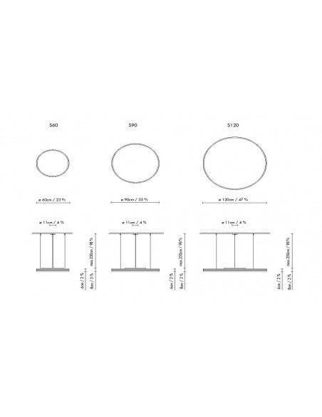 Colgante de techo Hole