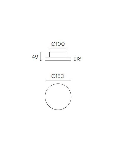 Aplique de pared Ges – Leds C4