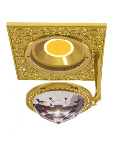 Foco empotrable con cristal Swarovski San Sebastian – Fede