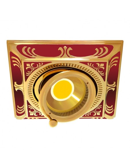 Foco empotrable de techo Siena Square – Fede