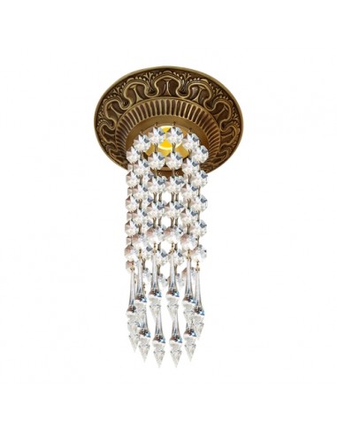 Foco de techo empotrable con cristales Cordoba Crystal De Luxe – Fede