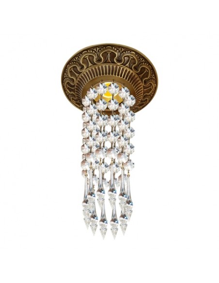 Foco de techo empotrable con cristales Cordoba Crystal De Luxe – Fede