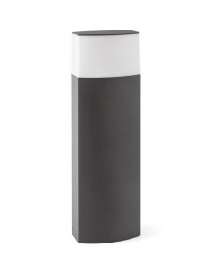 Baliza Datna - Faro - Lámpara de exterior sobremuro LED, gris oscuro 2