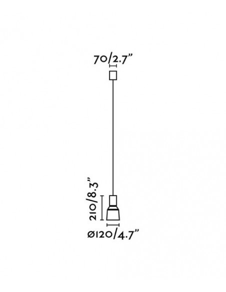 Colgante de techo Kombo - Faro