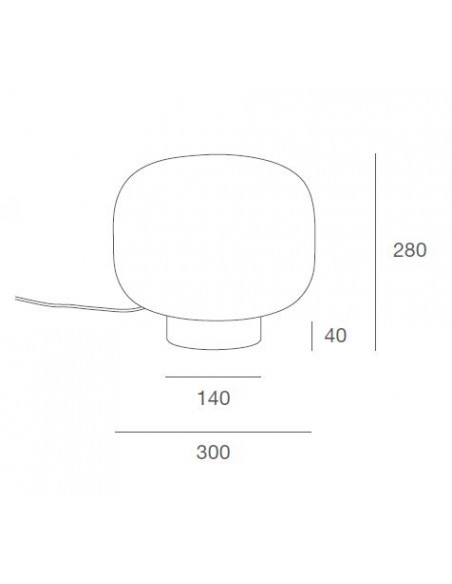Lámpara de mesa Bulbo – Massmi