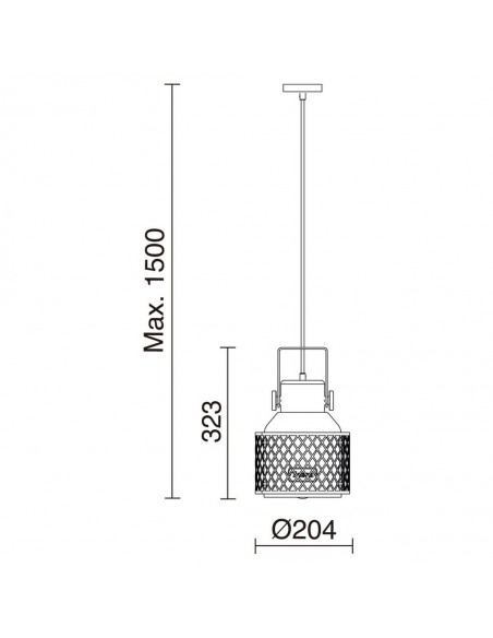 Colgante de techo Tosca - Exo - Novolux Lighting