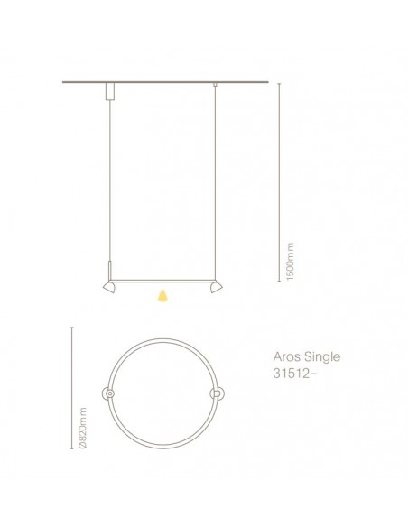 Ventilador de techo con luz Vento - Novolux Lighting