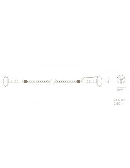 Tensor LED 230V Elegance - Nexia