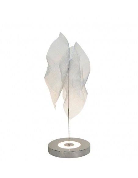 Lámpara de mesa LED de acero regulable 2700K – Aura - MYO