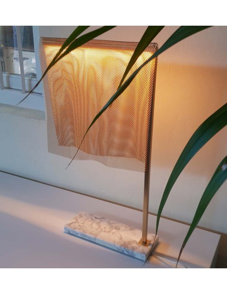 Lámpara de mesa LED de metal chapada en oro 2800K – Sicilia - MYO