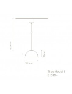 Lámpara colgante Tires Model 1 - Nexia 2