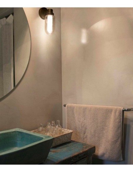 Aplique para baño de bronce LED IP44 – Brume – Faro