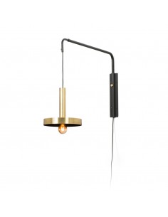 Aplique de pared de metal decorativo en 2 colores - WHIZZ - Faro 2
