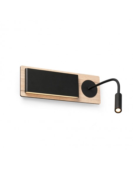 Aplique de pared con flexo LED con doble interruptor - Mood - Faro