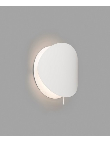 Aplique de pared blanco con pantalla movible - Ovo - Faro
