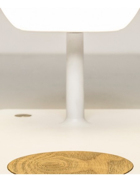Aplique izq. LED SMD con cargador de móvil, USB y regulador de intensidad - Niko - Faro