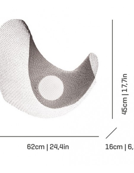 Aplique de pared LED color blanco – Mytilus - A by Arturo Álvarez