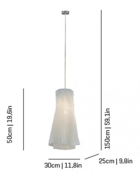 Lámpara colgante E27/LED diferentes colores – Tempo Andante - A by Arturo Álvarez
