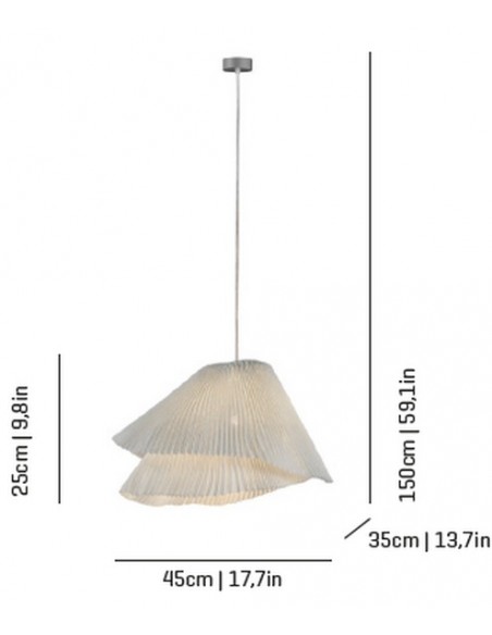 Lámpara colgante E27/LED diferentes colores – Tempo Vivace - A by Arturo Álvarez