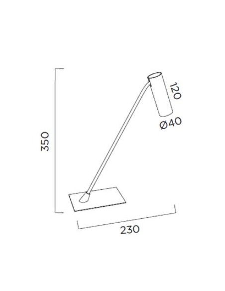 Lámpara de mesa Tub - Pujol