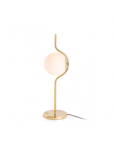Sobremesa estructura oro con difusor de cristal – Le Vita - Faro