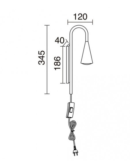 Aplique de pared Tear – Exo – Novolux – Lighting