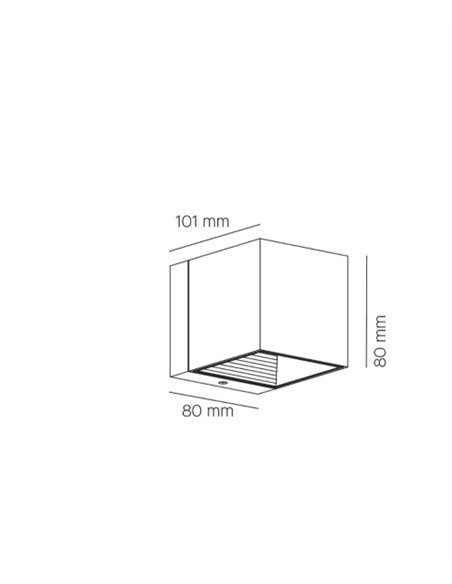 Aplique de pared Dau 180 AC - Milán 