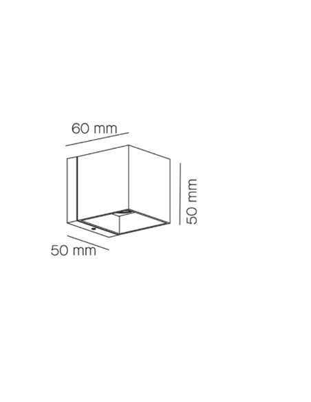Aplique de pared Dau 50 ACx2 - Milán
