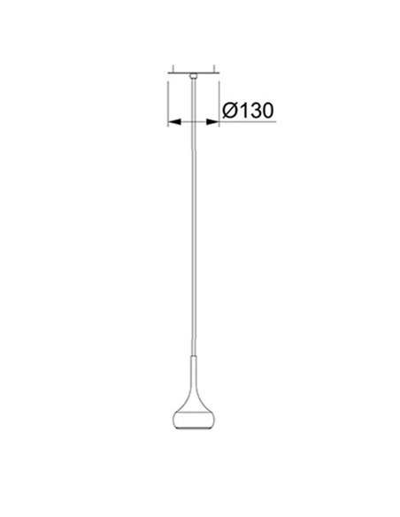 Lámpara colgante de techo Mini Maxi 1 luz – Pujol Iluminación