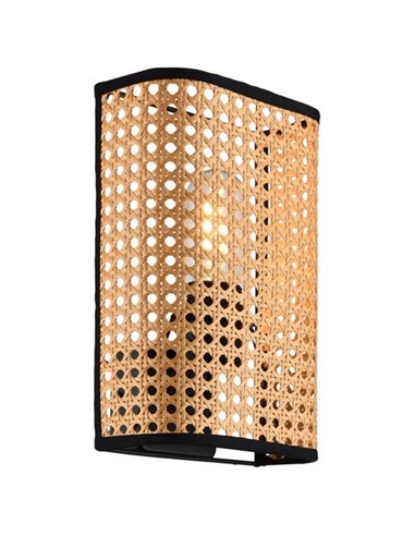 Lámpara de pared de mimbre Oyster – AJP