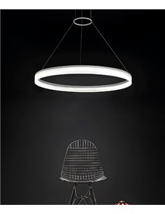 Lámpara colgante Circ Round – Leds C4 – Lámpara regulable 60/80/100 cm