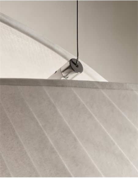 Lámpara colgante Voile – Leds C4 - Lámpara de papel japonés regulable