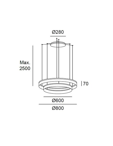 Lámpara colgante Circ – Leds C4