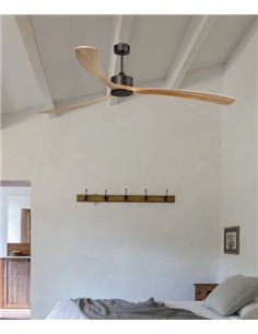 Ventilador de techo marrón Kauai - Faro 