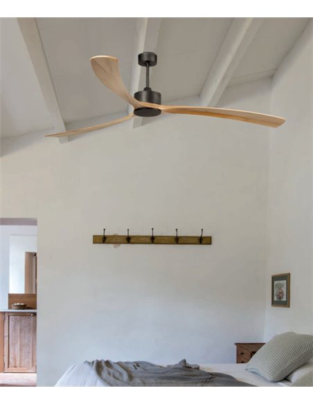 Ventilador de techo marrón Kauai - Faro 