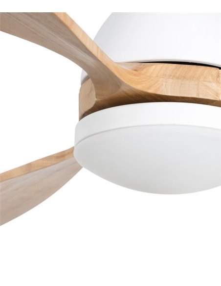 Ventilador de techo con luz blanco Poros - Faro