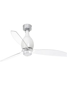 Ventilador de techo de tres palas con luz y motor DC Mini Eterfan - Faro 2