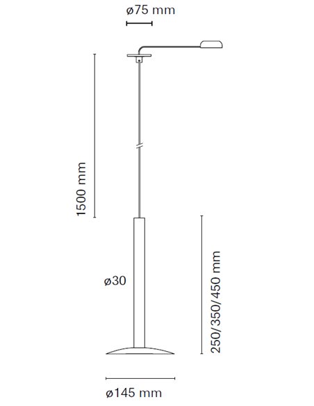 Lámpara de techo colgante BCN 30  – Nexia 25 cm