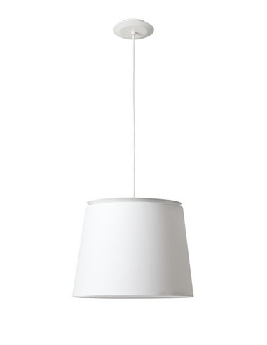 Lámpara colgante de tela Savoy – Faro – Pantalla textil