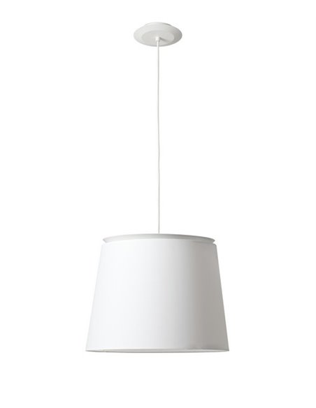 Lámpara colgante de tela Savoy – Faro – Pantalla textil