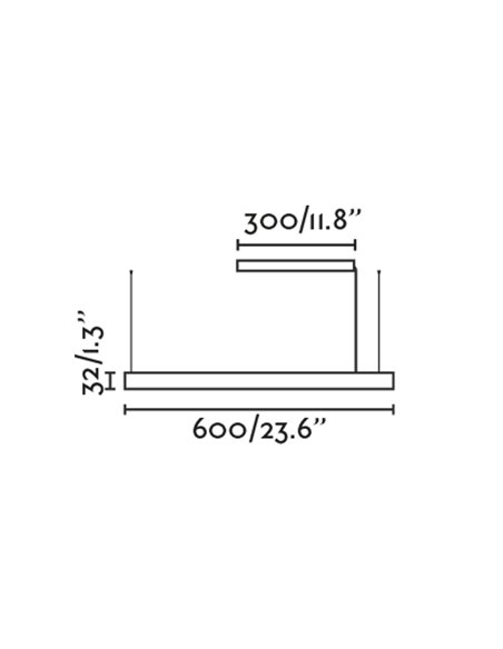 Lámpara colgante Vico – Faro – Florón de superficie, 60 cm/115 cm