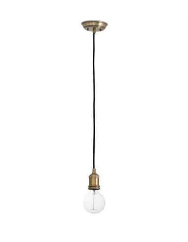Lámpara colgante Art – Faro – Lámpara vintage dorado/negro