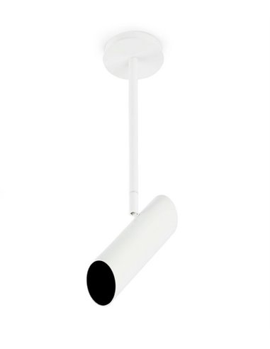 Foco de techo Link – Faro – Orientable, blanco/negro
