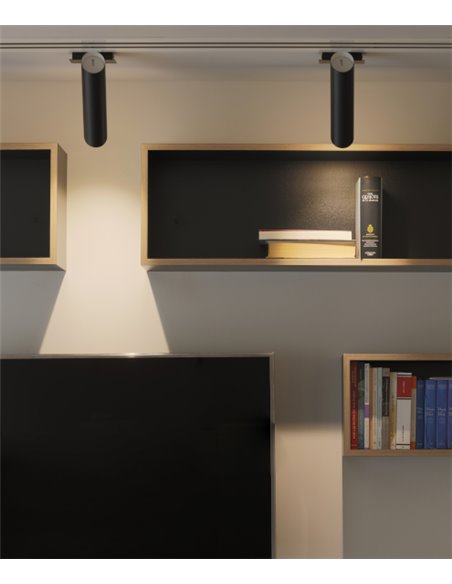 Aplique de pared Link – Faro – Blanco/Negro/Bronce, orientable