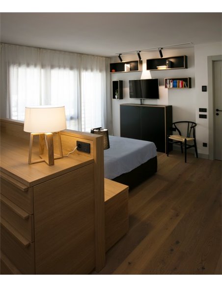Aplique de pared Link – Faro – Blanco/Negro/Bronce, orientable